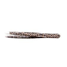 ESTAS PINZETTA INOX OBLIQUA LEOPARDO