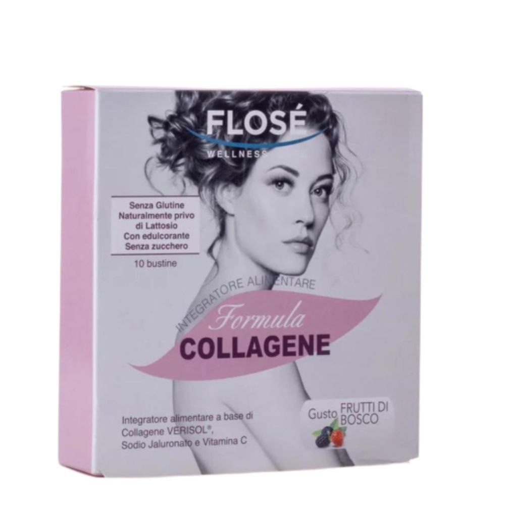Flosè Welness Formula Collagene 10 Bustine Gusto Frutti Di Bosco