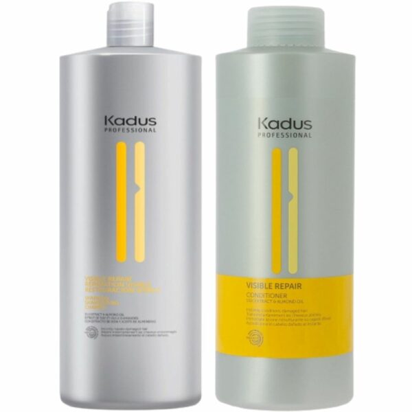 Kadus Visible Repair Shampoo 1000 ml + Visible Repair Conditioner 1000 ml
