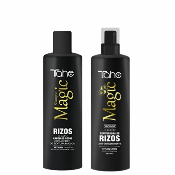 Tahe Magic Rizos Shampoo 300 ml + Magic Rizos Styling Lotion Curl 300 ml
