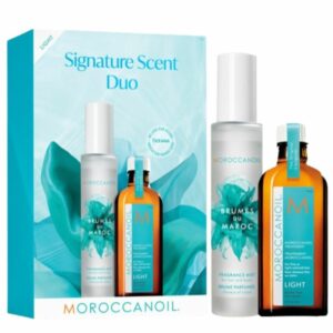 Moroccanoil Signature Scent Duo Treatment Light 100 ml + Profumo Per Capelli & Corpo 100 ml